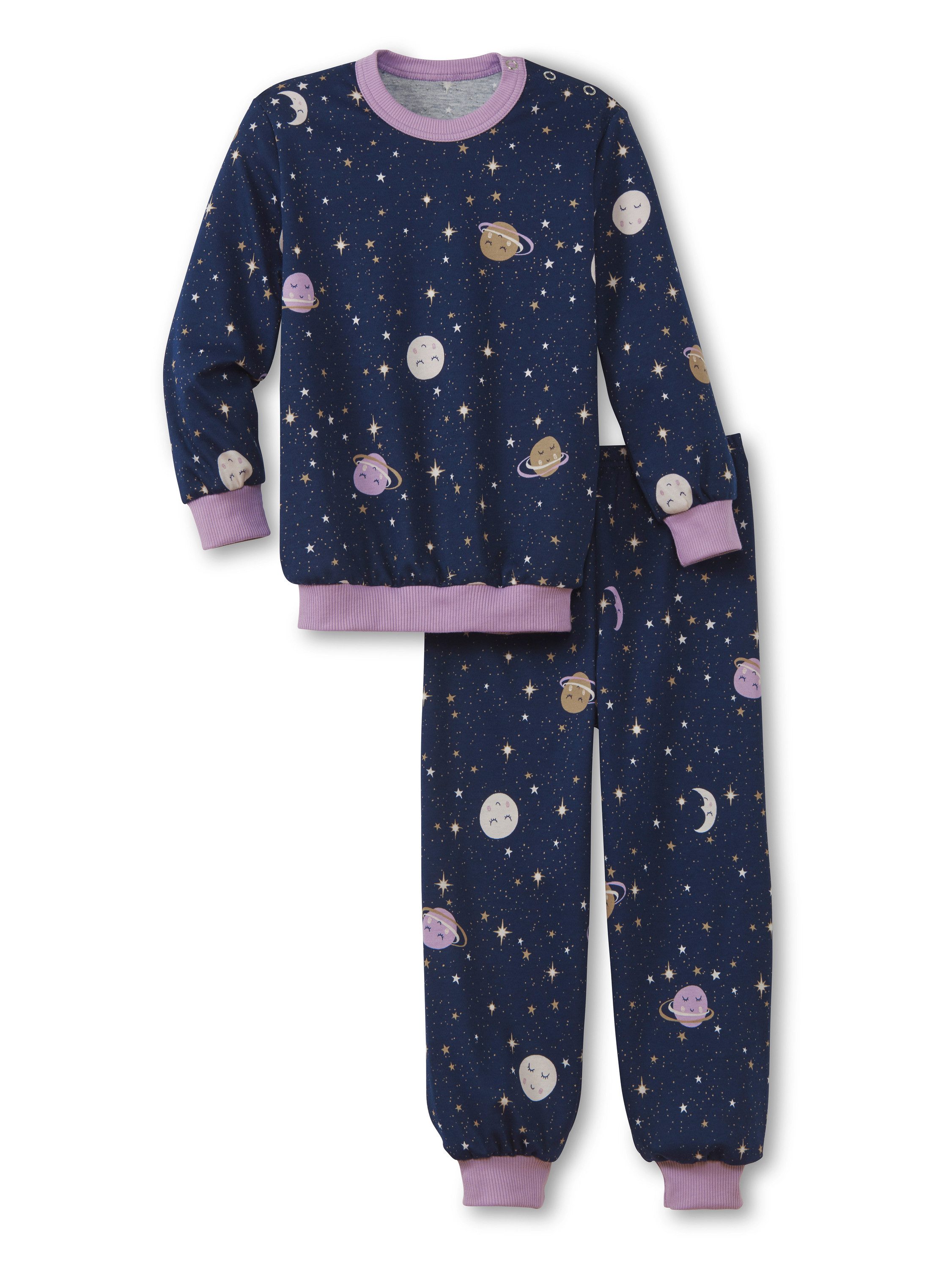 CALIDA Pyjama Universe Kinder (2 tlg) weich, elastisch und bequem