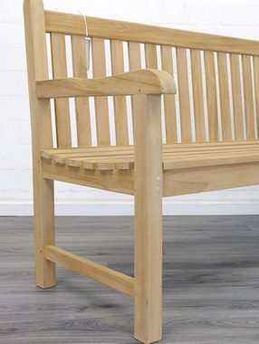 AFG Gartenbank Gartenbank 4-Sitzer aus massiven Teak Holz B: 180 cm