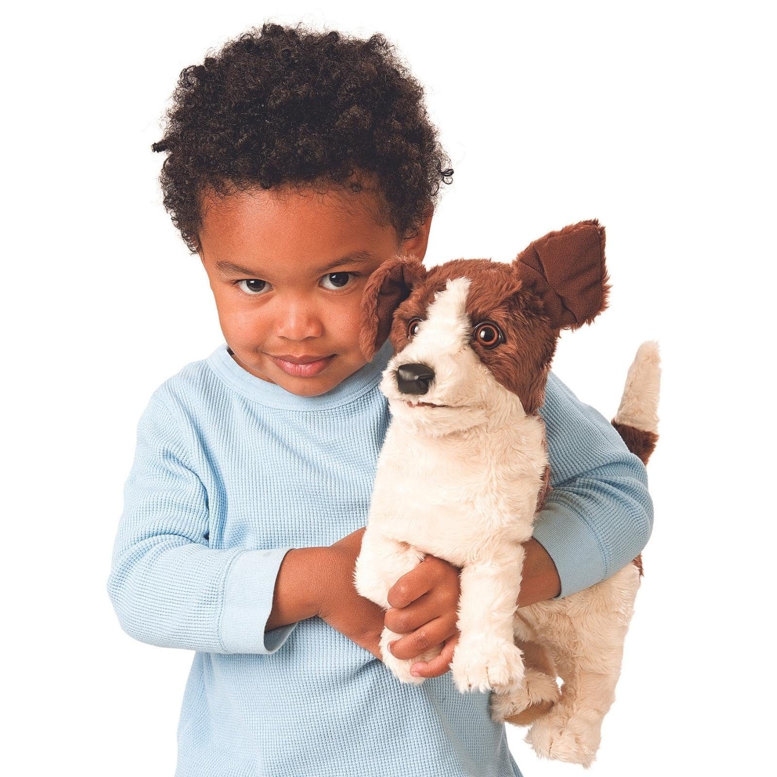 Folkmanis Handpuppen Handpuppe Folkmanis Jack Russel Terrier günstig online kaufen