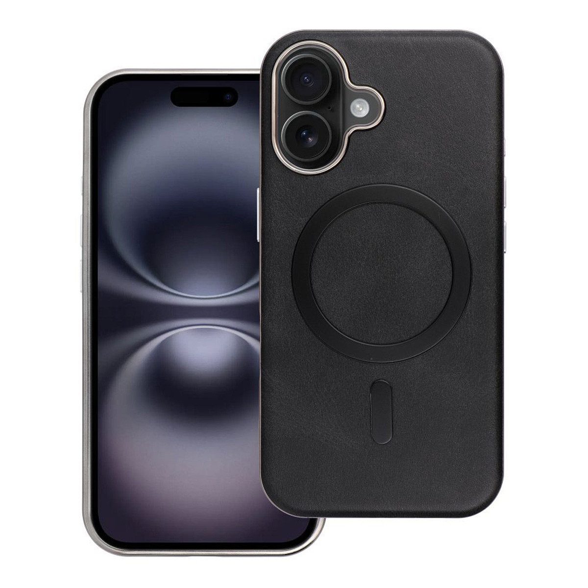 COFI 1453 Handyhülle Smartphonehülle Bumper, Luxuriöse Eco-Leder-Optik & Magnet-Kompatibilität