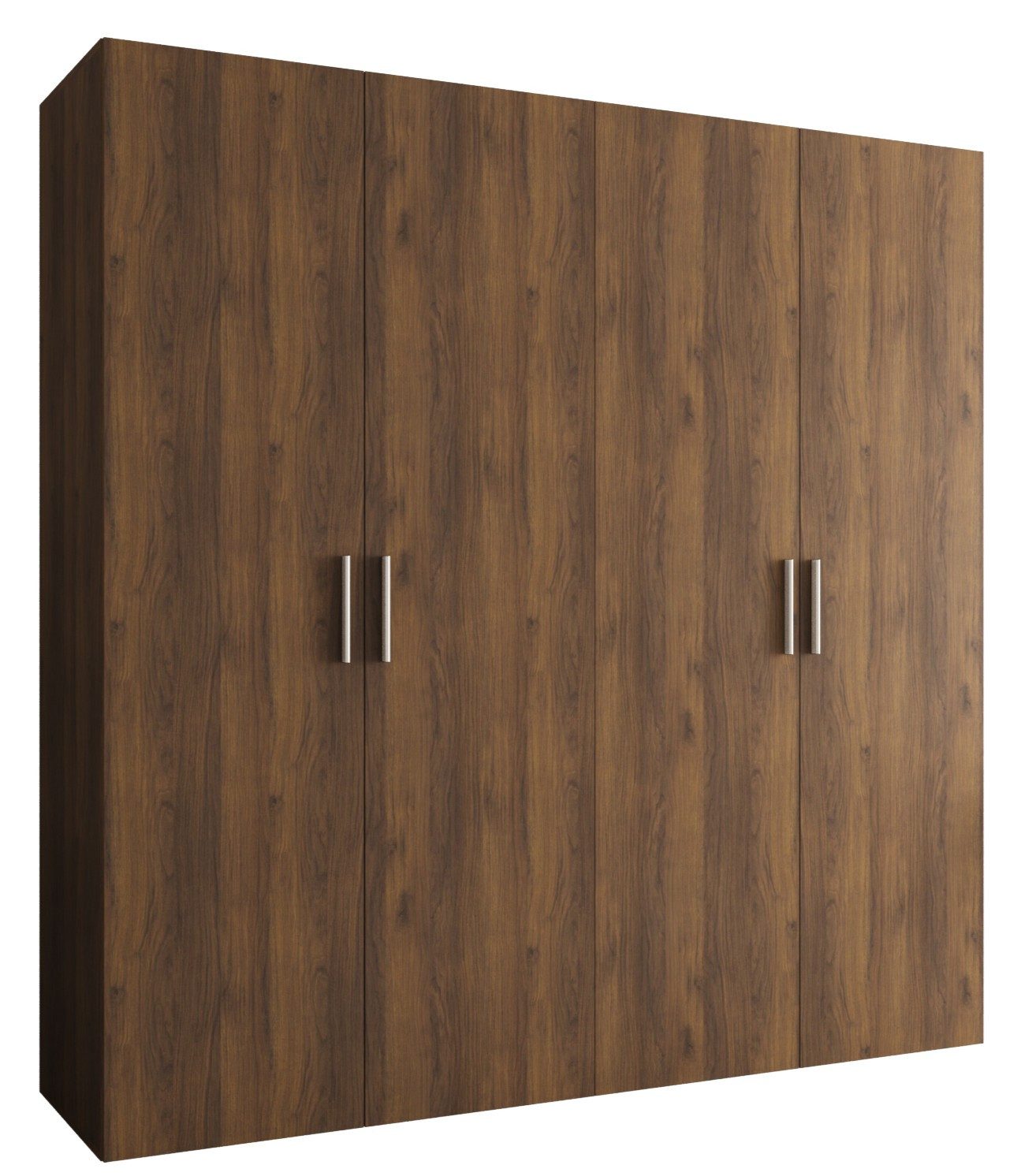 ABIKS MÖBEL Drehtürenschrank BARI 1 Schlafzimmerschrank mit Kleiderstange und Regalen Garderobenschrank Kleiderschrank in 5 verschieden Breiten und 4 Farben