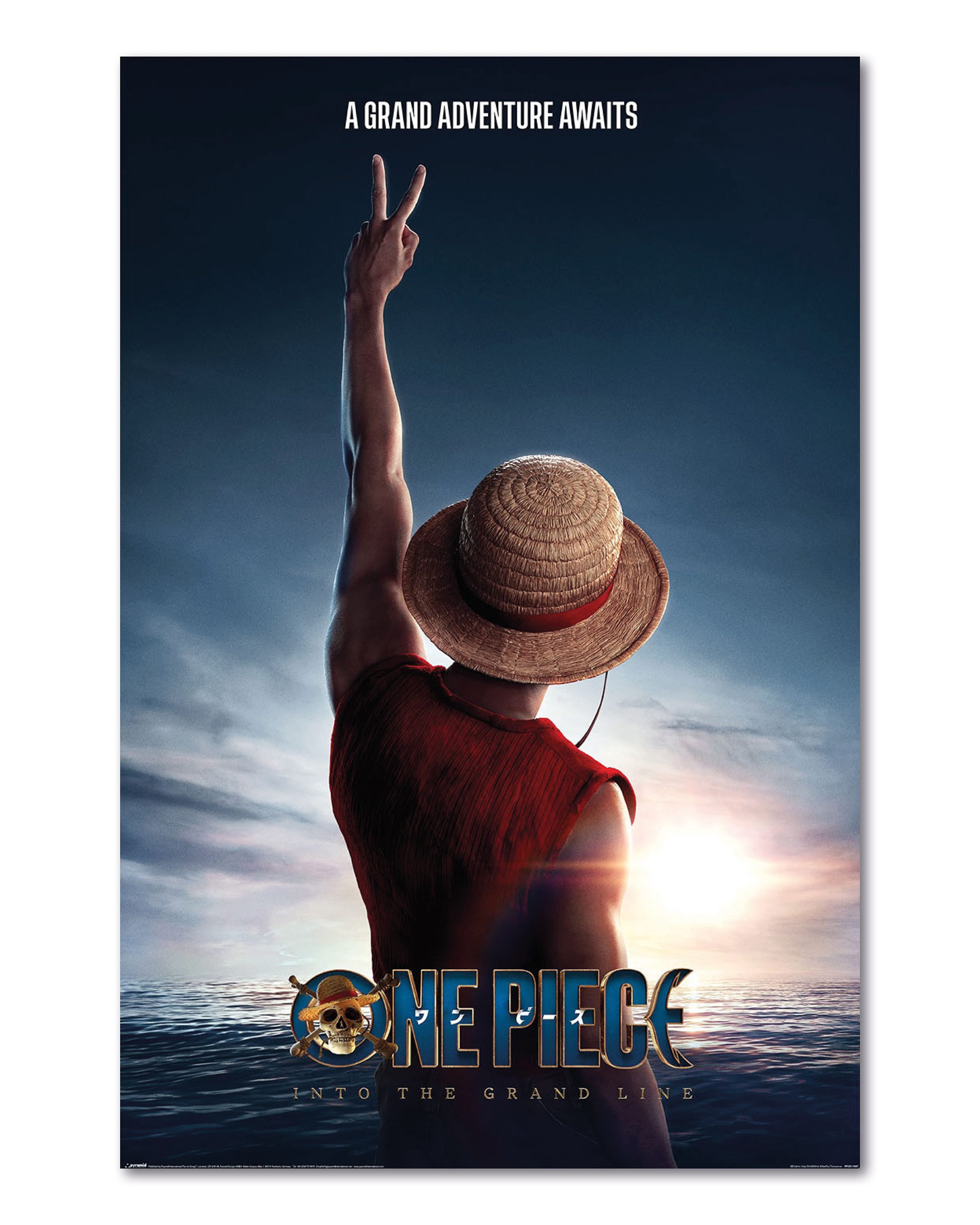 PYRAMID Poster One Piece Poster Luffy Into The Gand Line 61 x 91,5 cm