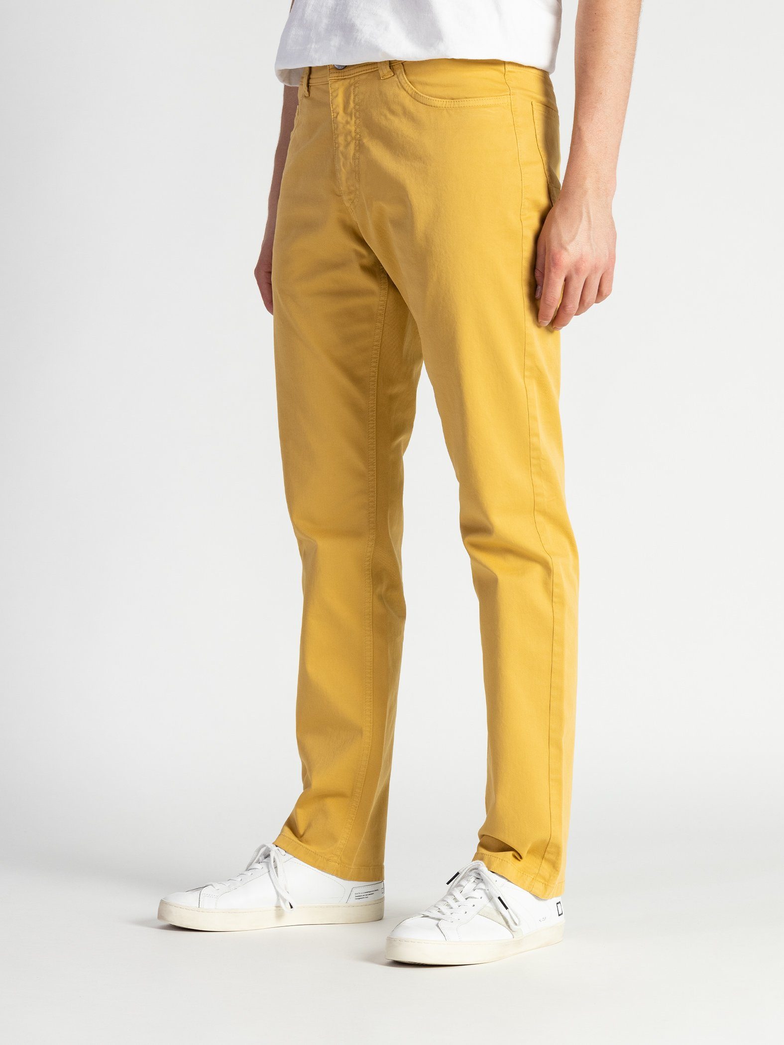 TwoMates Stoffhose 5-Pocket Nachhaltigkeit, elastischer Bund, Farbauswahl