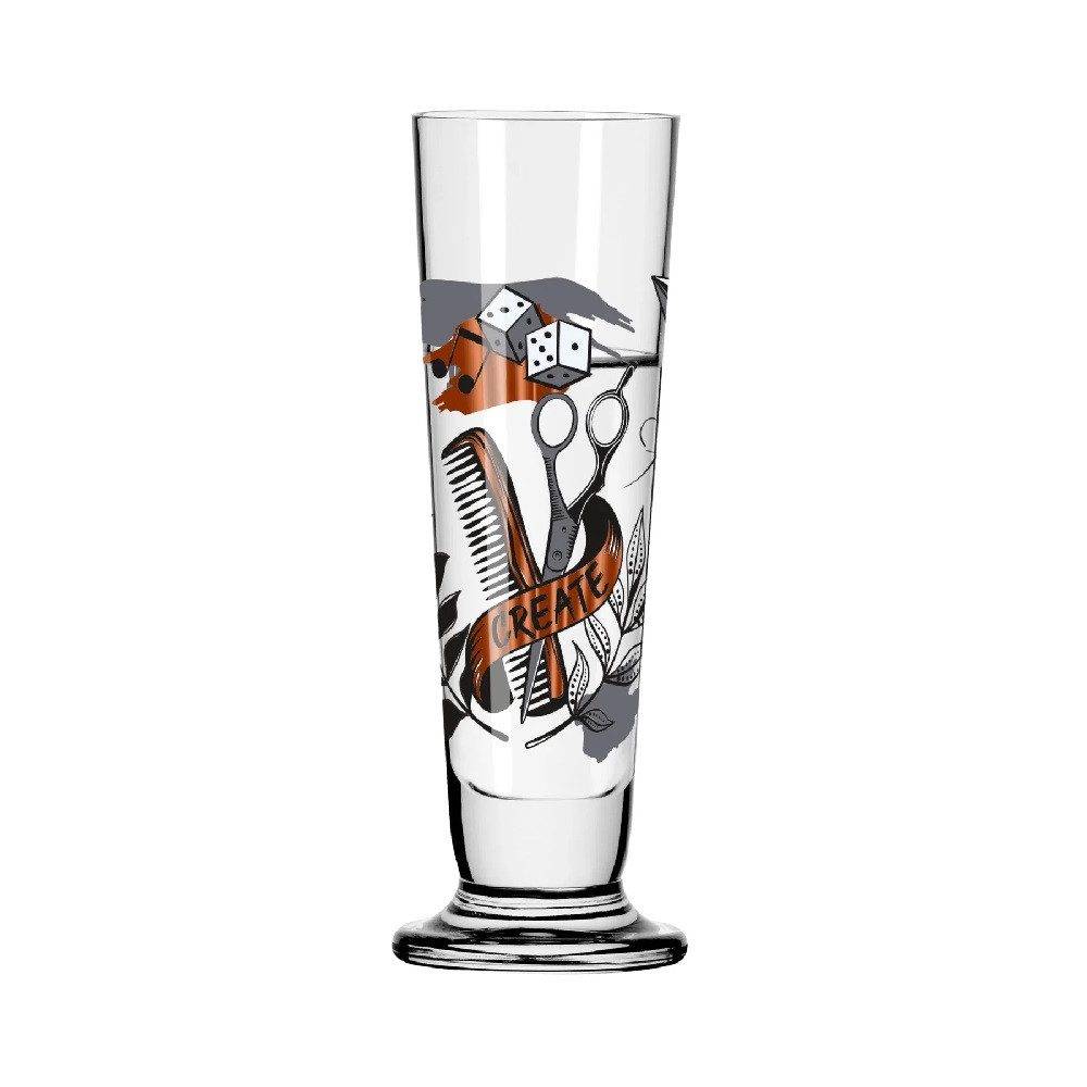 Schnapsglas Ritzenhoff Heldenfest Schnaps #9 W. Bohr H22