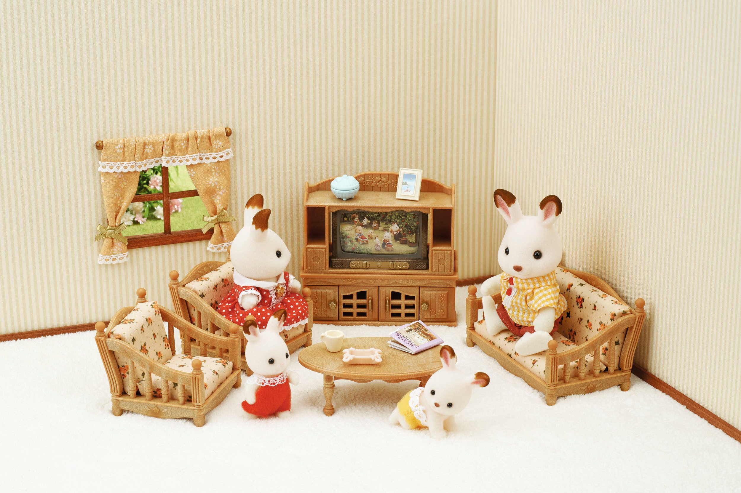 Sylvanian Families Spielwelt Landhaus Wohnzimmer (5339)