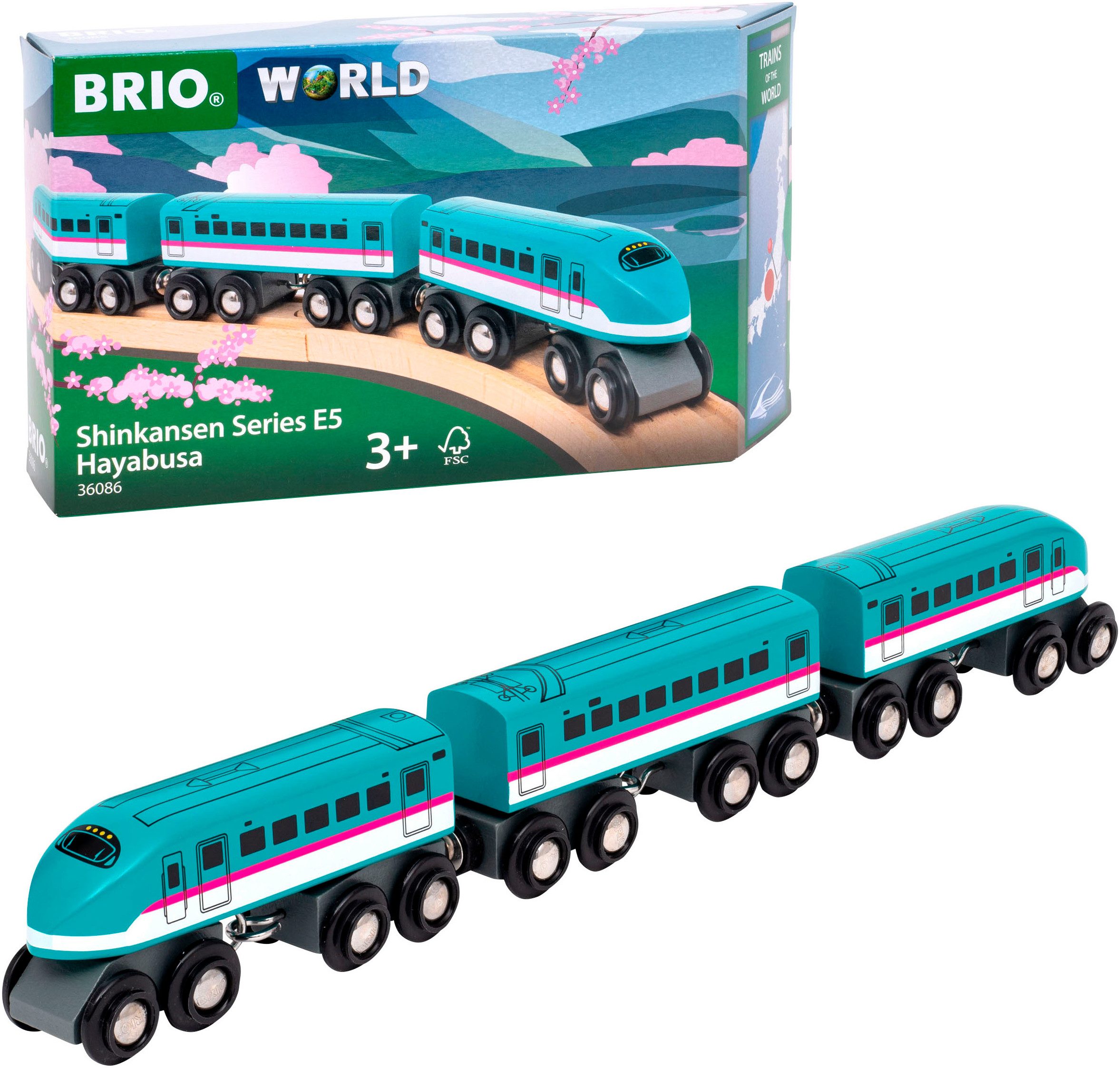 BRIO® Spielzeug-Eisenbahn BRIO® WORLD, Trains of the World Shinkansen Serie günstig online kaufen