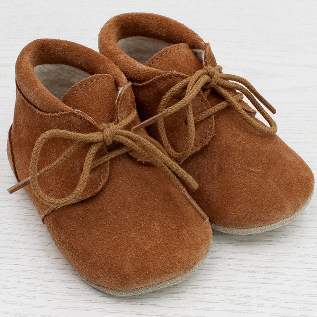 POLOLO Kinderschuhe Porto, Lauflernschuh pflanzlich gegerbtes Leder, Allergikerfreundlich