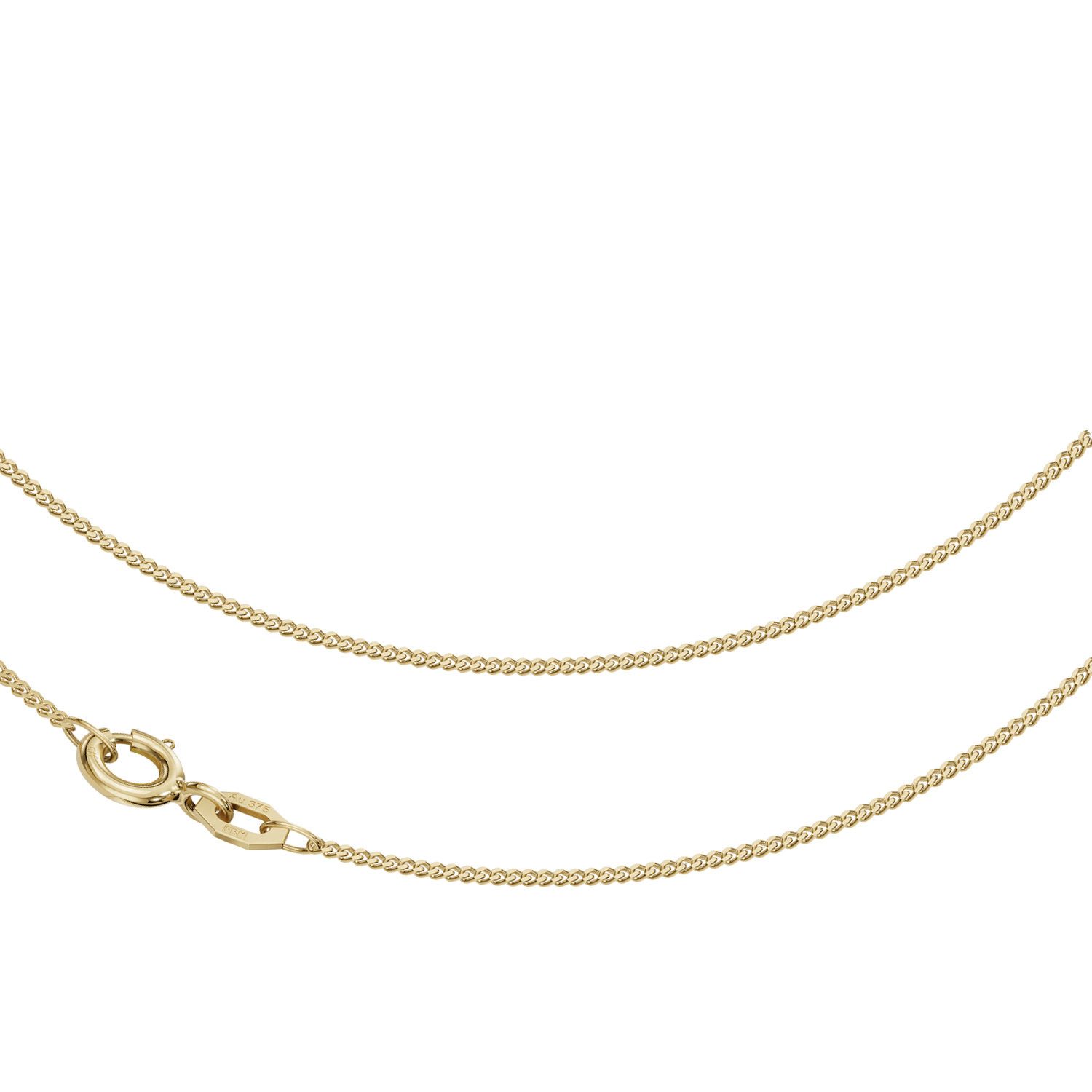 Goldkette JB Collier Panzerkette 1,1 mm 375 Gelbgold 38 - 50 cm