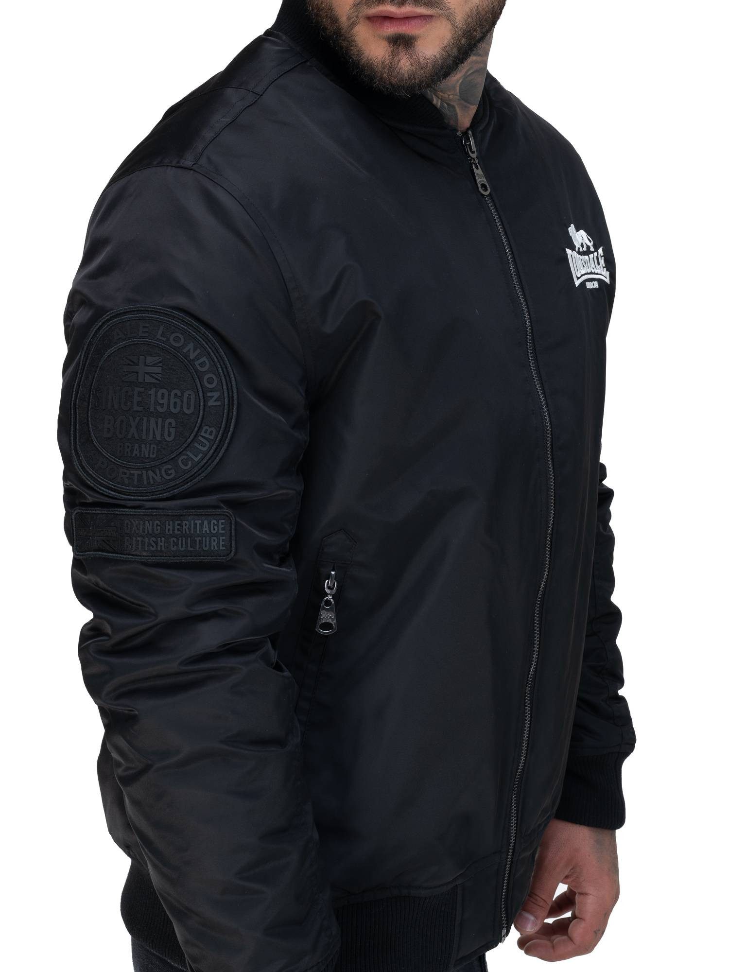 Lonsdale Bomberjacke Jacke Lonsdale Ludford Taschen mit Reißverschluss günstig online kaufen