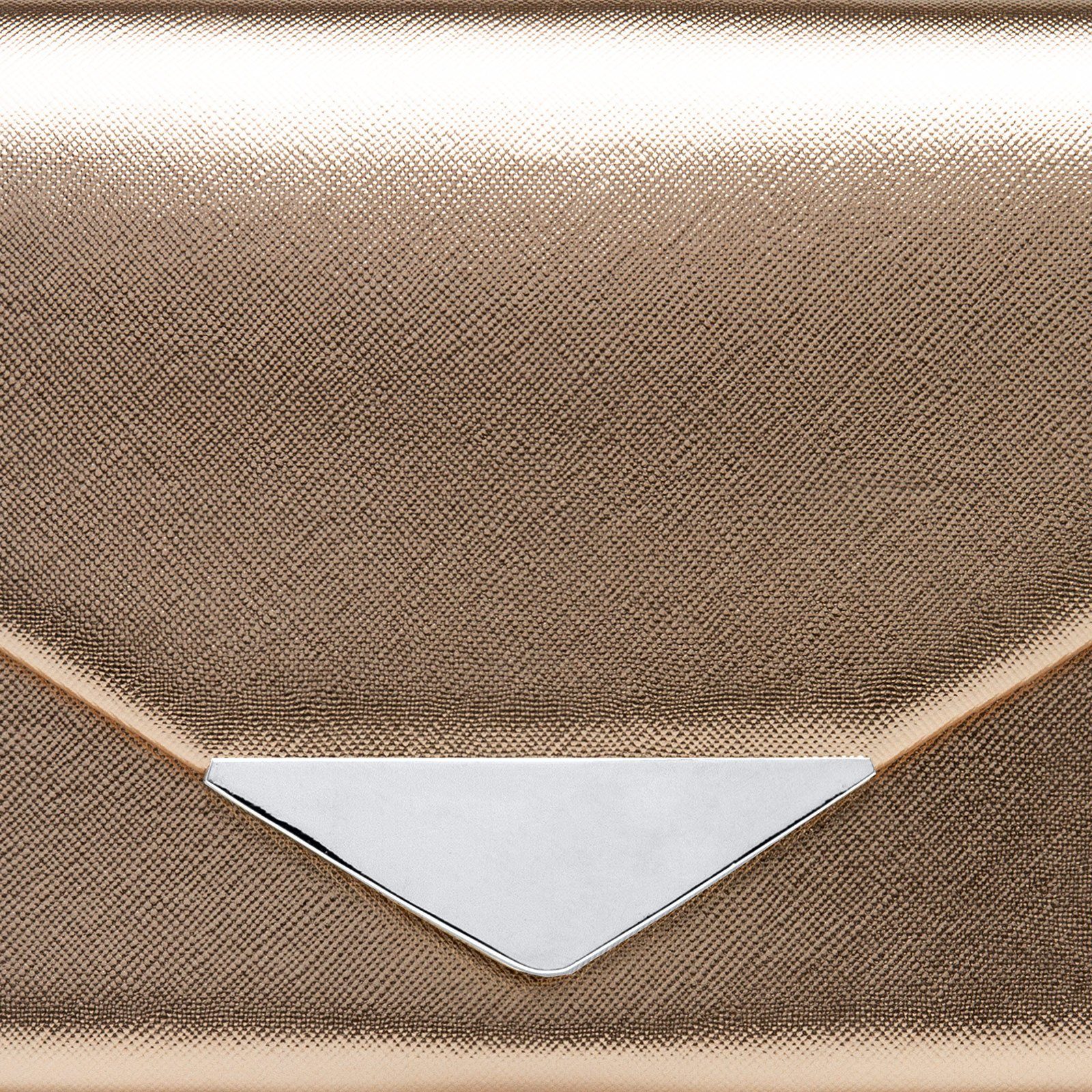 Caspar Clutch TA524 Damen Abendtasche mit Metalldekor