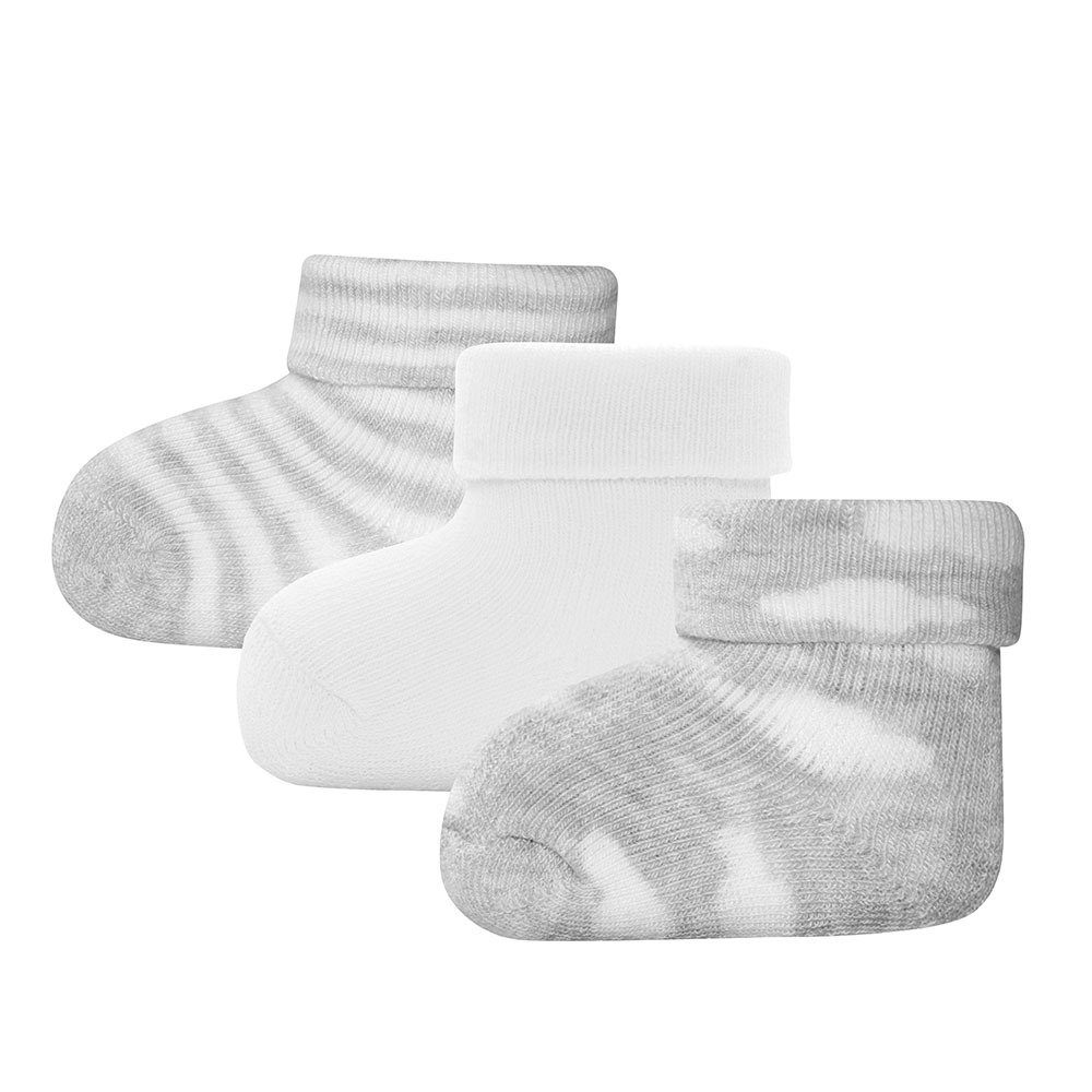 inibini Socken Newborn Socken Wolken/Ringel/Uni (3-Paar)