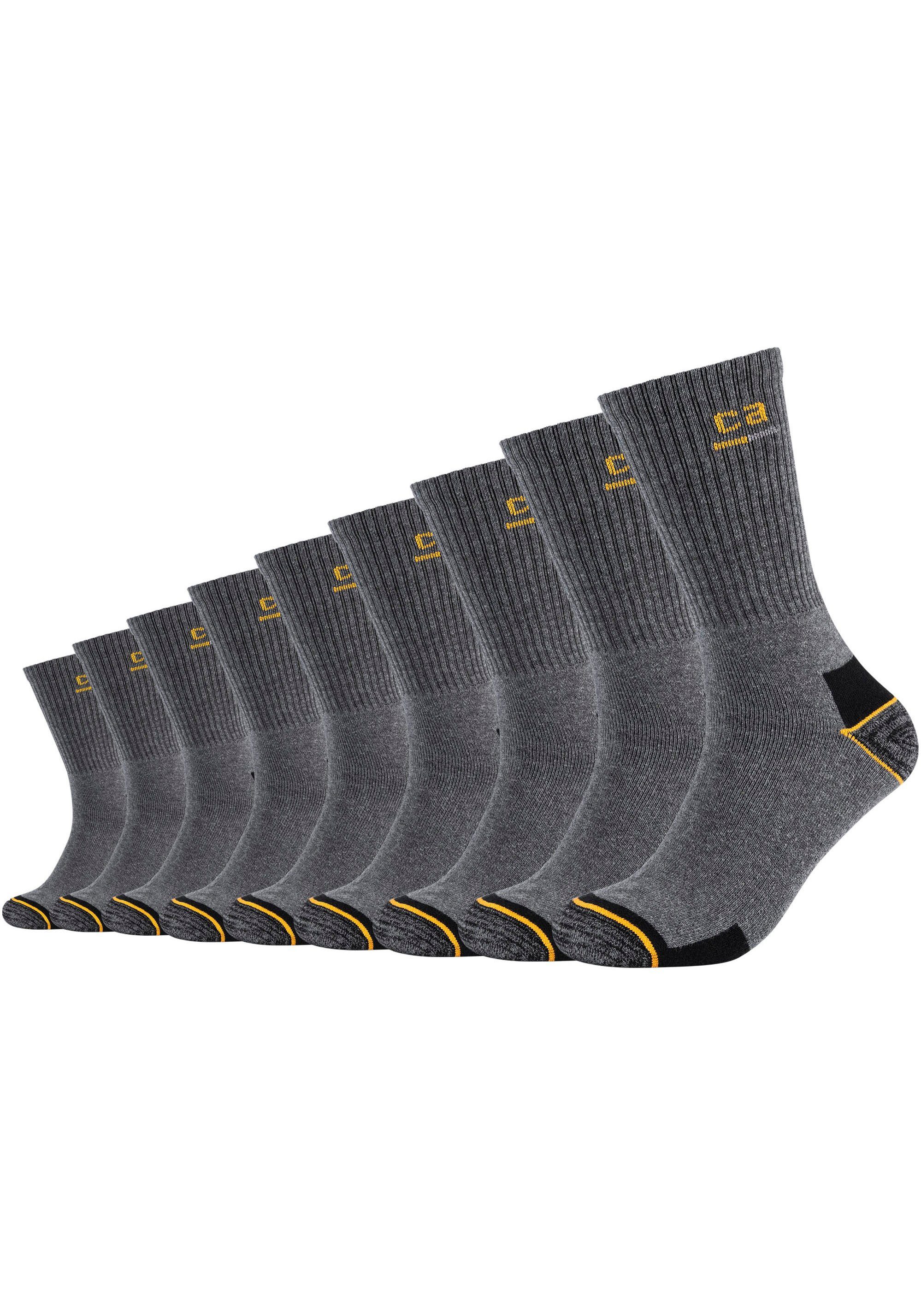 Camano Langsocken (Packung, 9er-Pack) mit hohem Tragekomfort durch Baumwollmix