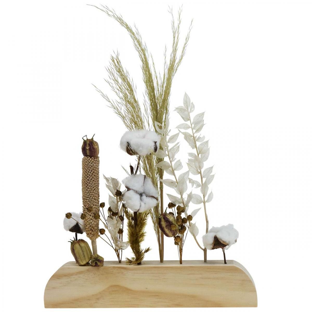 Florists Products Dekokorb Trockenblumen Holzleiste 25cm Dekoration kreatives Fl