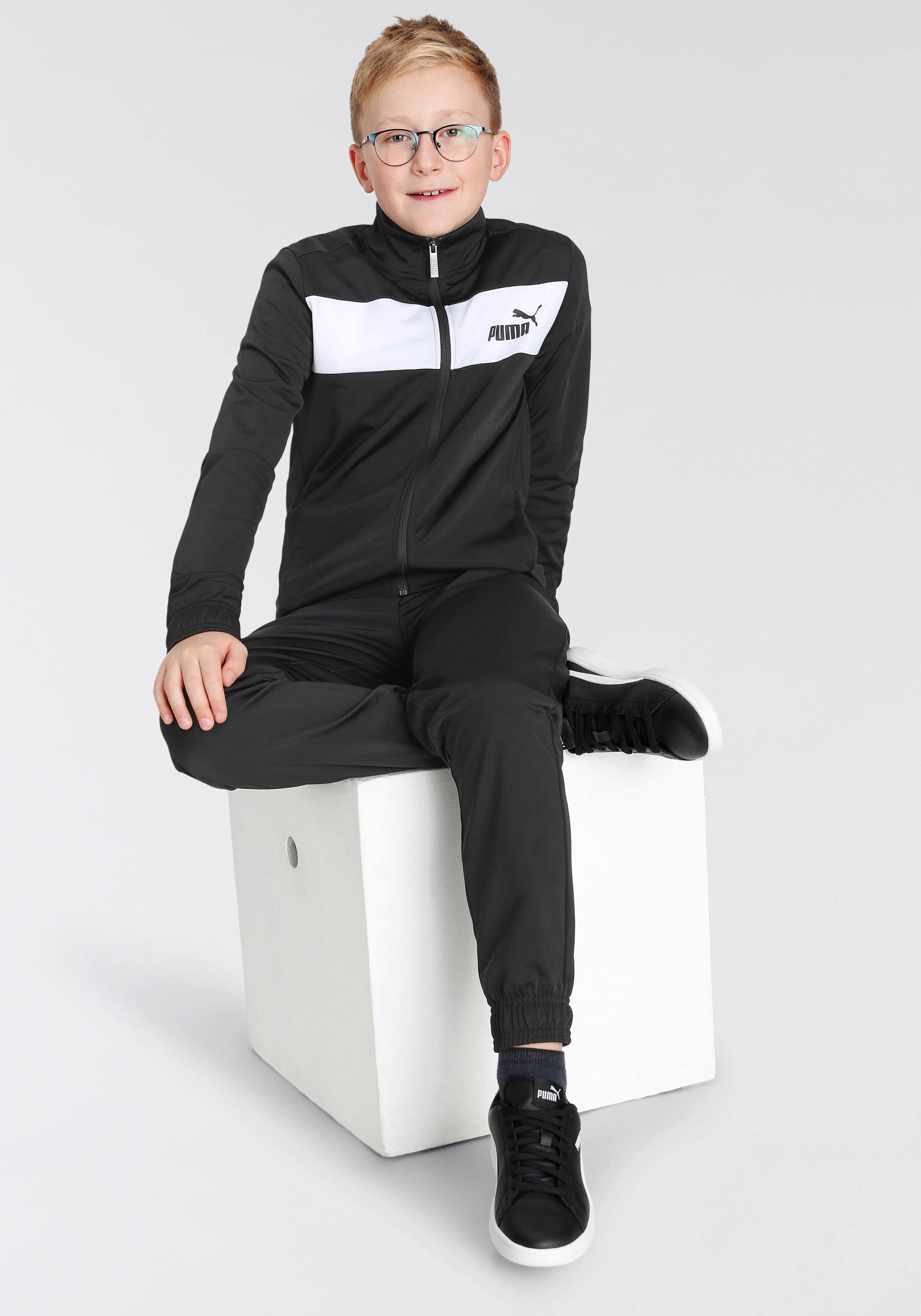 B POLY SUIT (Set, Puma Jogginganzug 2-tlg) PUMA Black CL