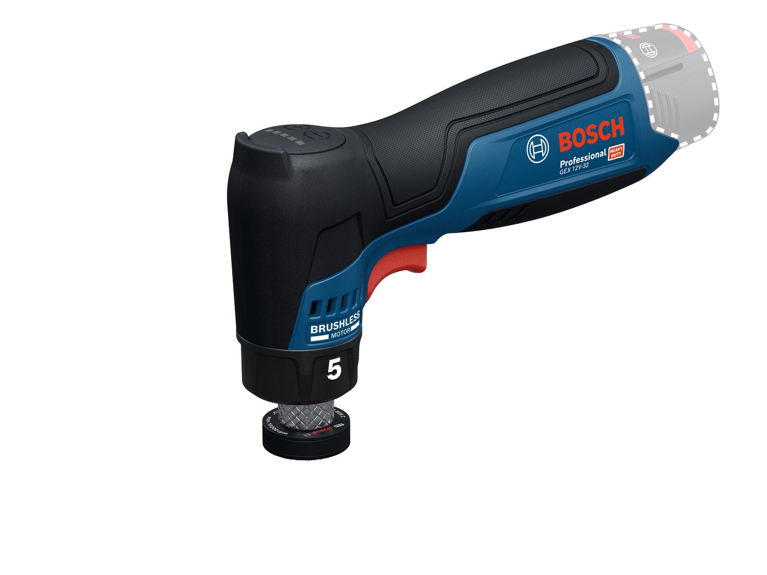 Bosch Professional Akku-Exzenterschleifer GEX 12V-32, 16000 U/min, ohne Akku und Ladegerät
