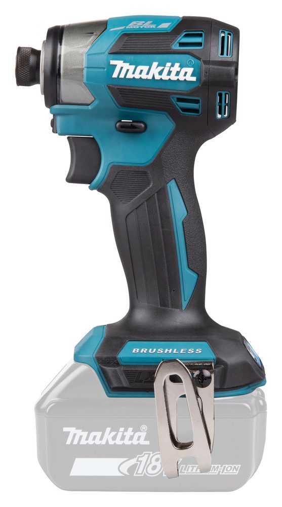 Makita Akku-Schlagschrauber DTD 173 Z Akku Schlagschrauber 18 V 180 Nm 1/4" Brushless Solo – Bild 2 von 5