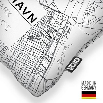 Kissenbezug, VOID (1 Stück), Landkarte kopenhagen dänemark skandinavien Reise Urlaub Stadt