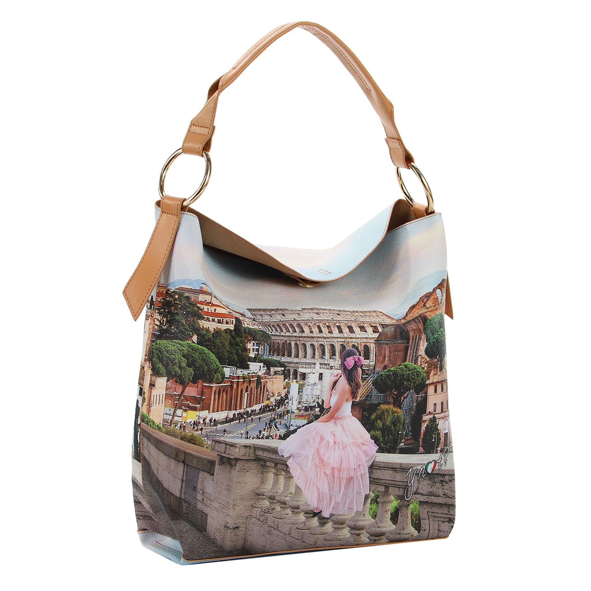 Y Not Schultertasche Yesbag, Polyurethan günstig online kaufen