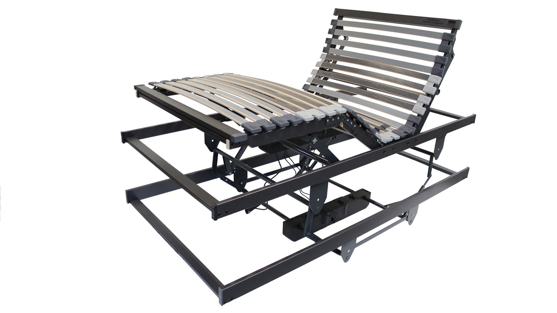 Lattenrost mit Motor Pflegebett 90x200, 100x200 120x200 cm, shogazi ®