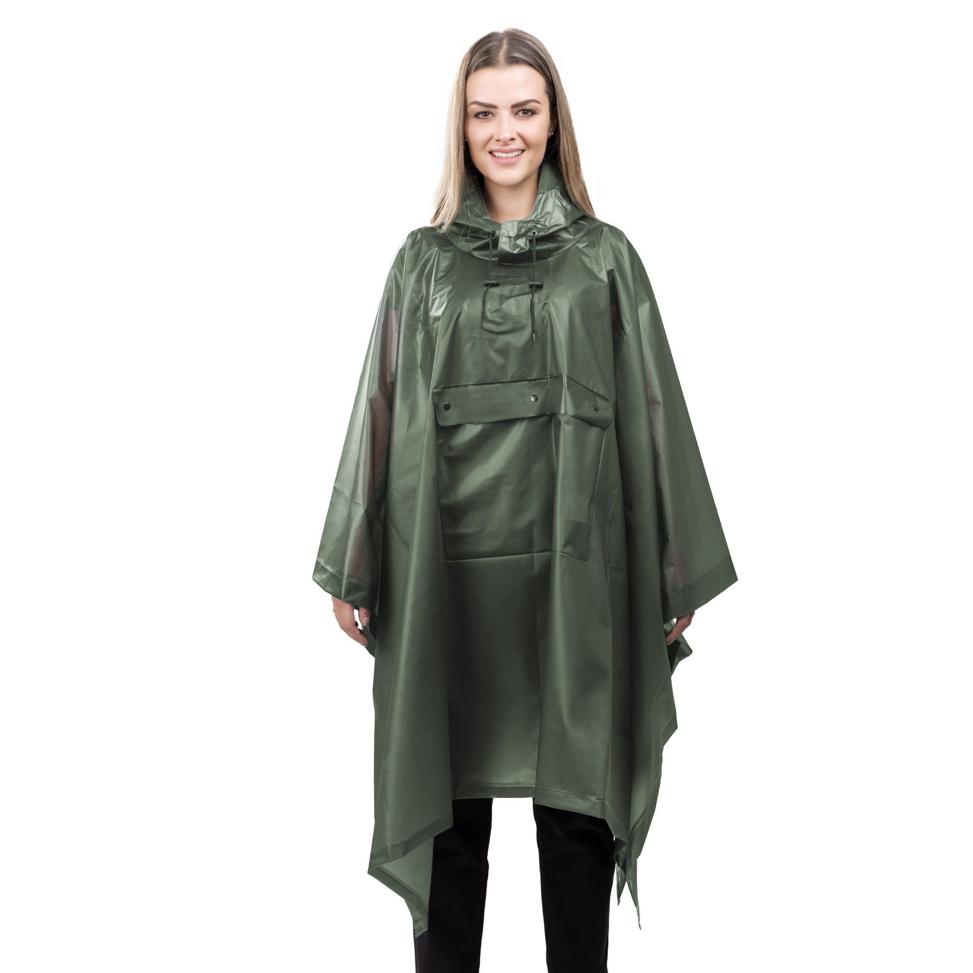 Regenjacke Regenponcho Fahrradponcho, inkl. Aufbewahrungstasche, wasserdicht