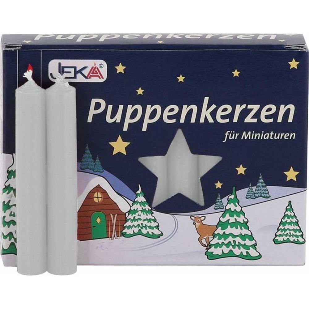 Ebersbacher Kerzenfabrik Adventskerze Puppenkerzen für Miniaturen 20er weiß günstig online kaufen