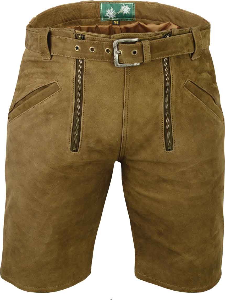 Fuente Leather Wears Lederhose Herren Lederhose Kurz, Trachten Shorts mit G günstig online kaufen