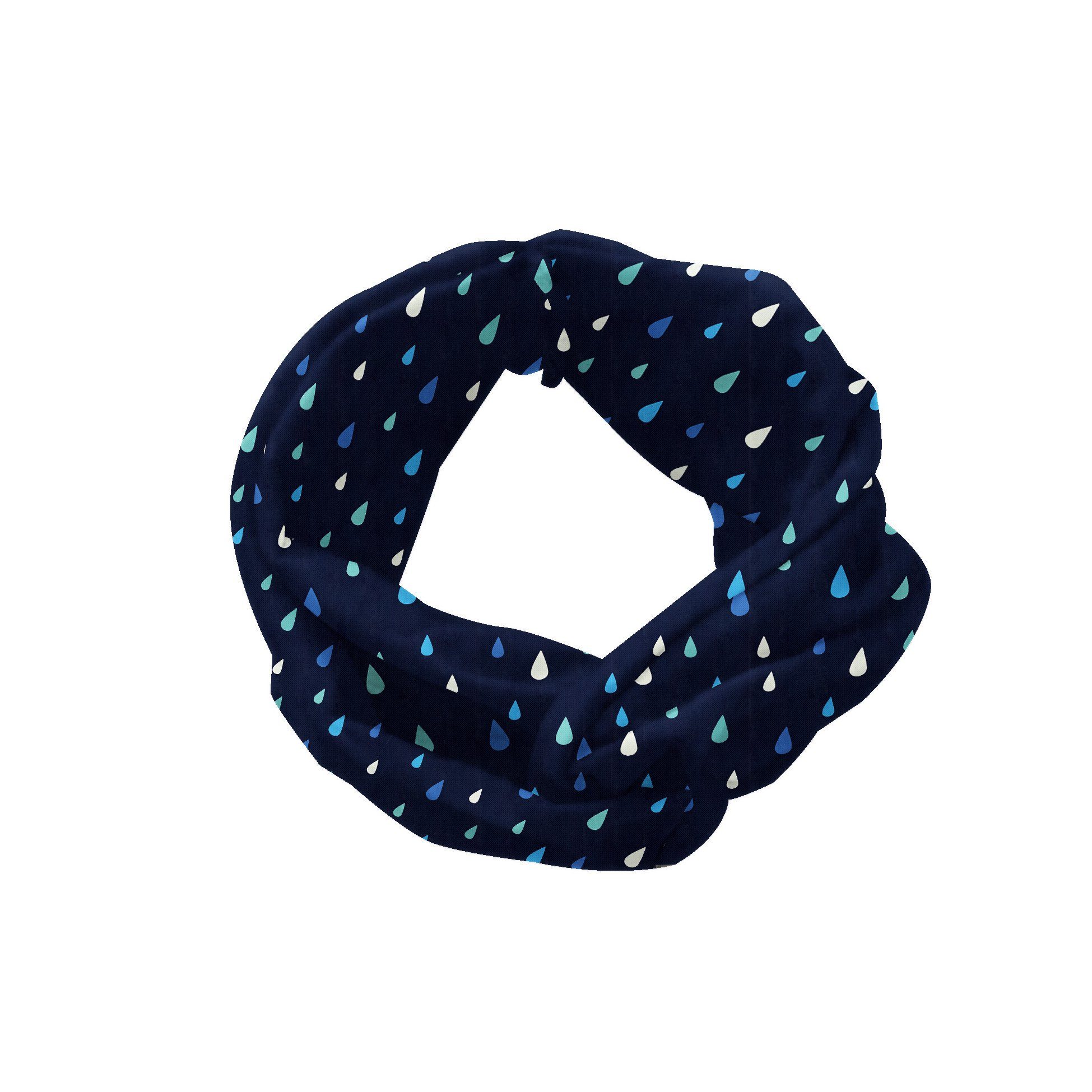 Angenehme accessories Abakuhaus Indigo alltags Elastisch Stirnband blau Navy Regen-Tropfen und