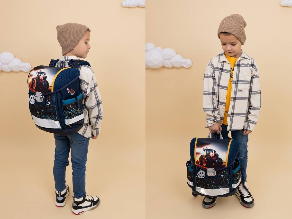 Belmil Schulranzen Classy, Trekker, 4tlg.,1. Klasse, Grundschule, Einschulung, Jungen