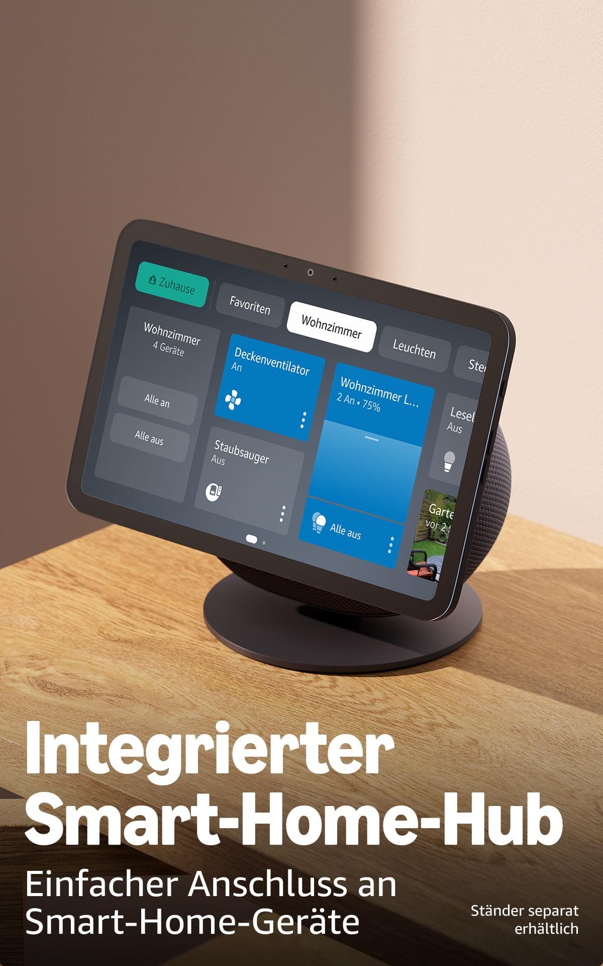 Amazon Echo Show 8 Weiß Lautsprecher (8-Zoll Smart Display mit Alexa, Weiß)