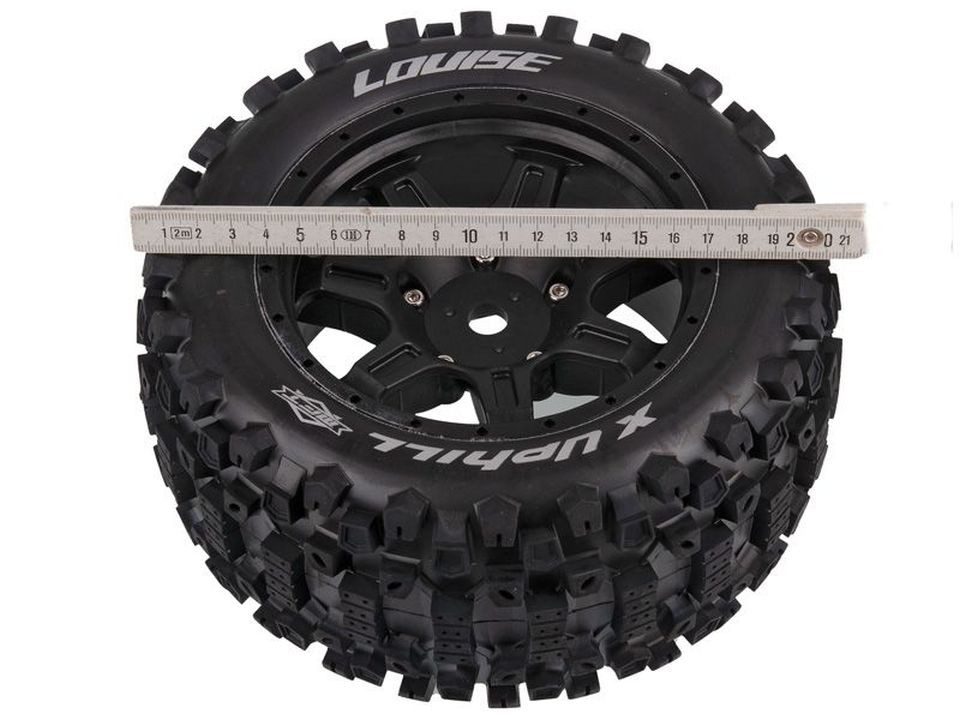 Louise RC RC-Auto Louise RC Monster Truck "X-UPHILL" X-Maxx Komplettrad schwarz