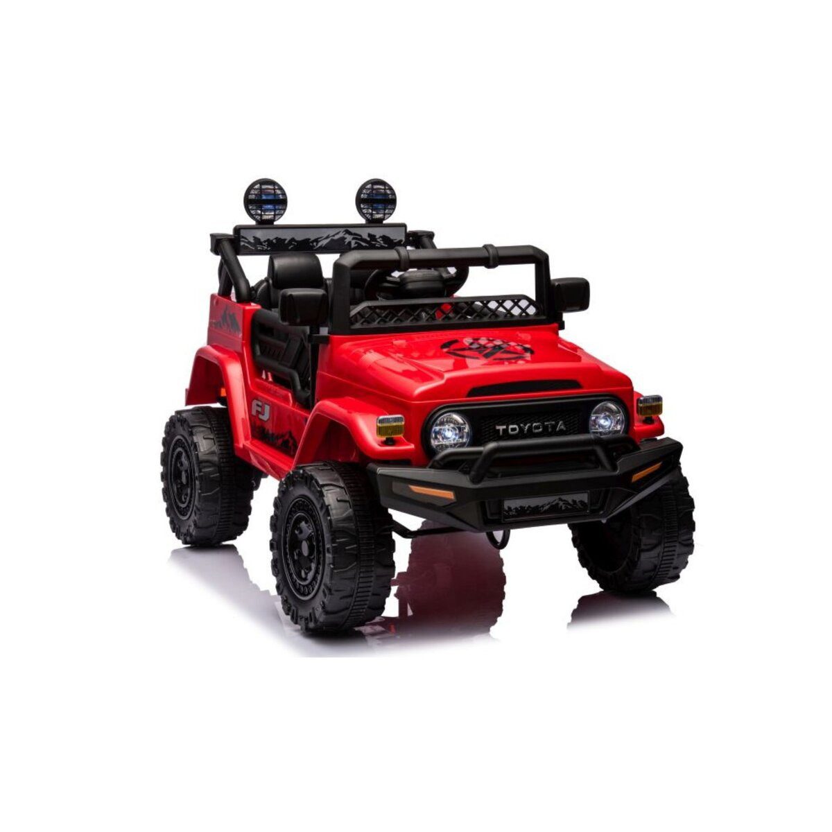 Wisam Elektro-Kinderauto Autobatterie Toyota FJ Rot 4x4