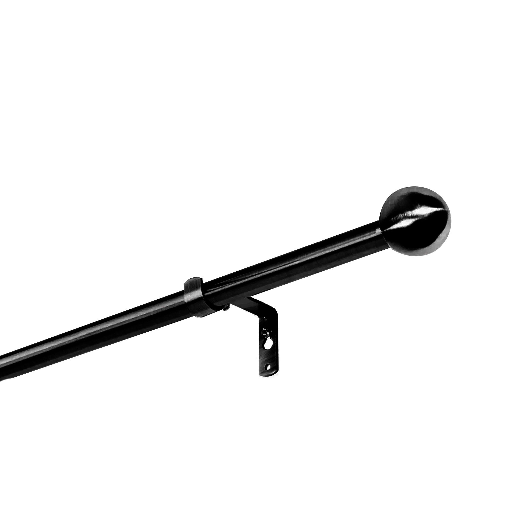 SN DECO GROUP Gardinenstange Kugel 1-läufig, inkl. Zubehör, Fixmaß, Ø 16 mm günstig online kaufen