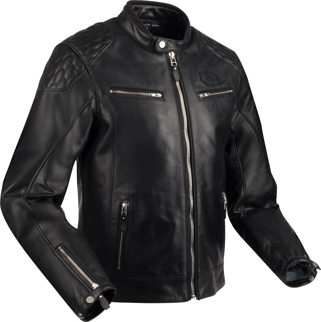 Segura Motorradjacke Curtis Motorrad Lederjacke herausnehmbares Innenfutter