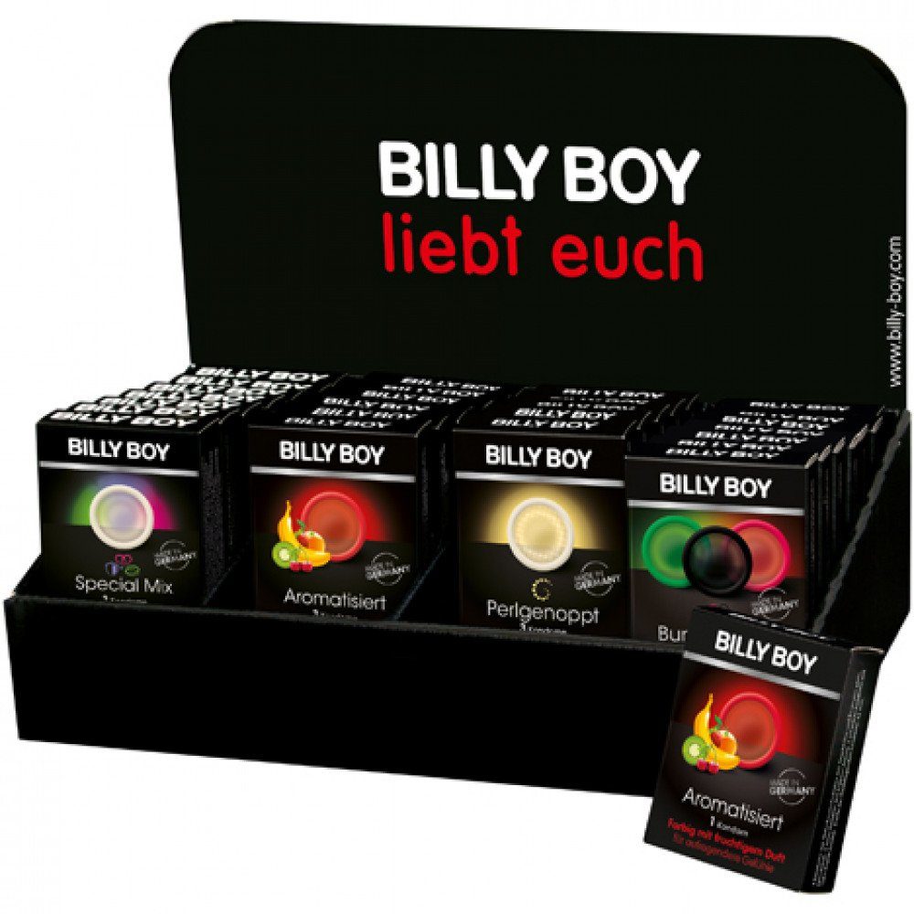 Billy Boy Kondome Billy Boy Kondome Mix-Sortiment, 24 Stück, 24 St.