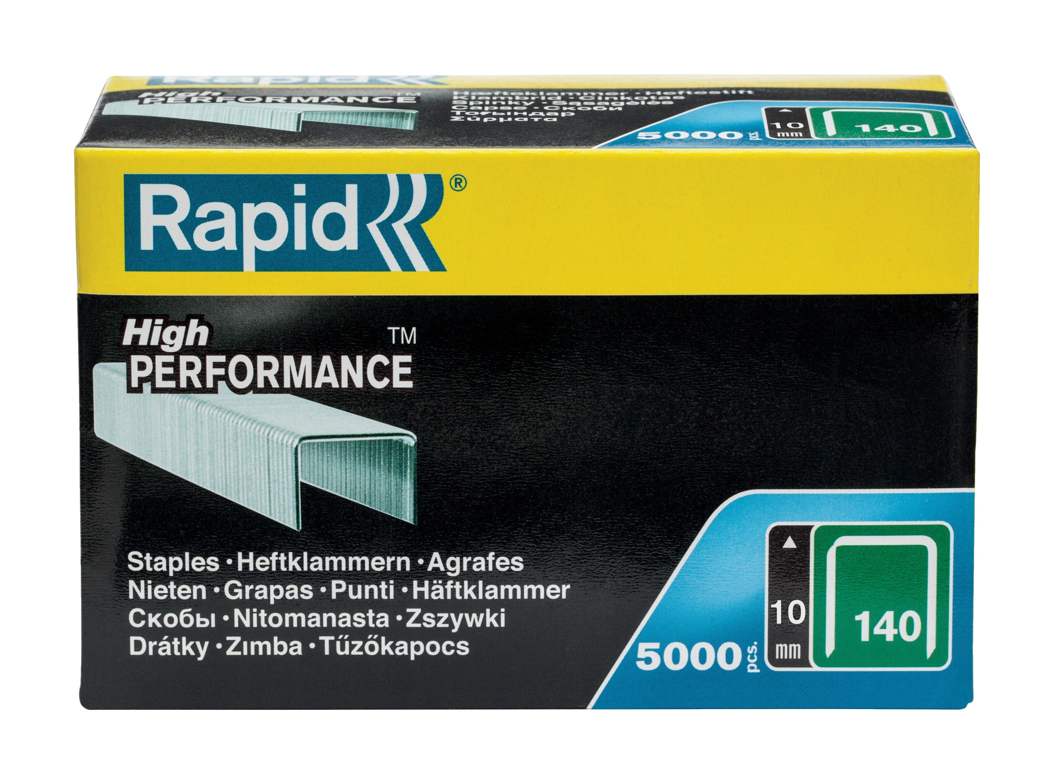 Rapid Elektro-Tacker Typ 140 Flachdrahtklammern 10mm 5000 Stück 11910711, (5000 tlg)