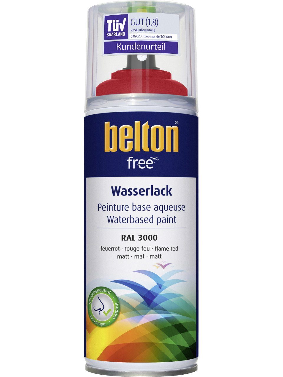 Belton Sprühlack Lackspray ml 400 Acryl-Wasserlack free belton