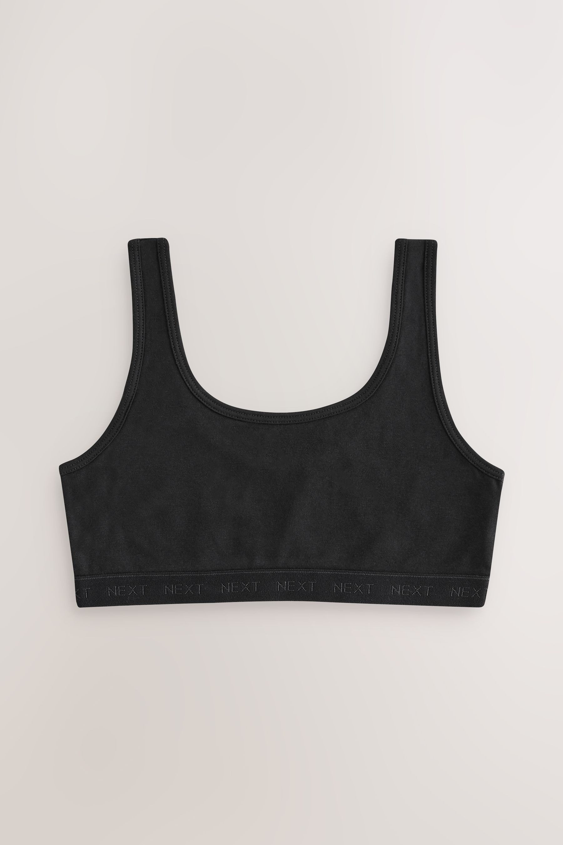 Next Crop-Top Kurz-Top mit U-Boot-Ausschnitt (3-tlg)