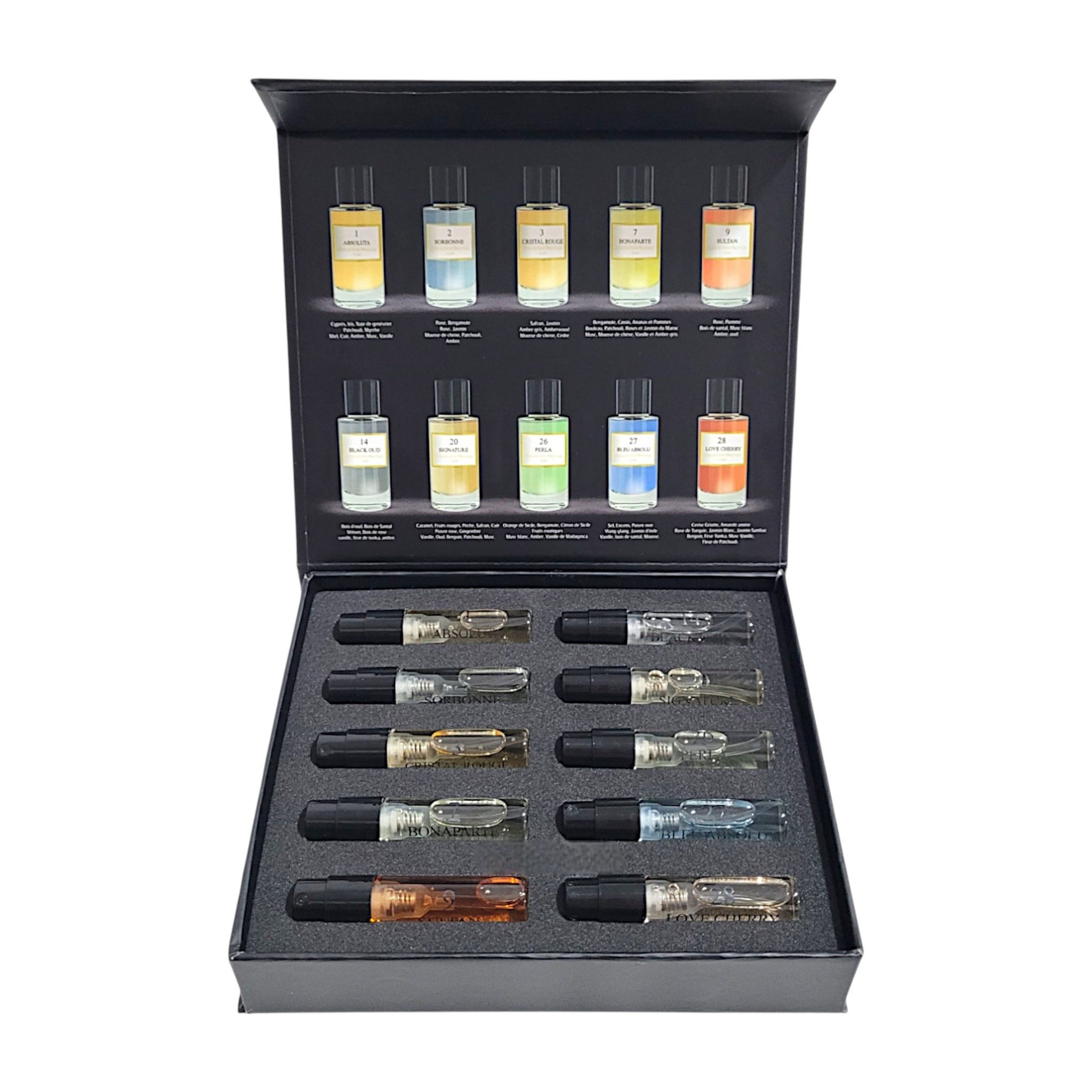 Eau de Parfum Discovery Set 10×2ml mit SULTAN Parfum Bitte Hinweis beachten