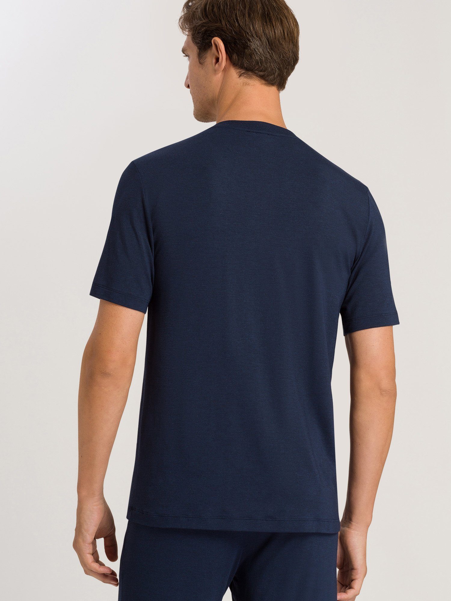 Hanro navy Casuals V-Shirt deep