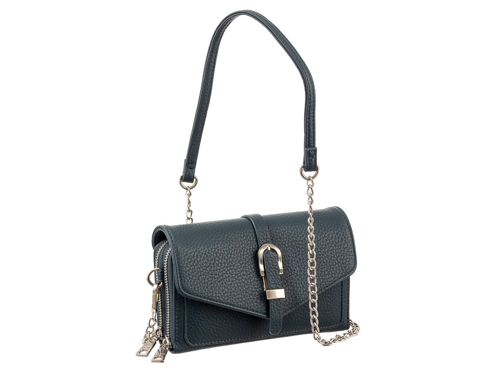 Prato Handtasche S033-G Umhängetasche genarbtes PU Clutch (1-tlg)