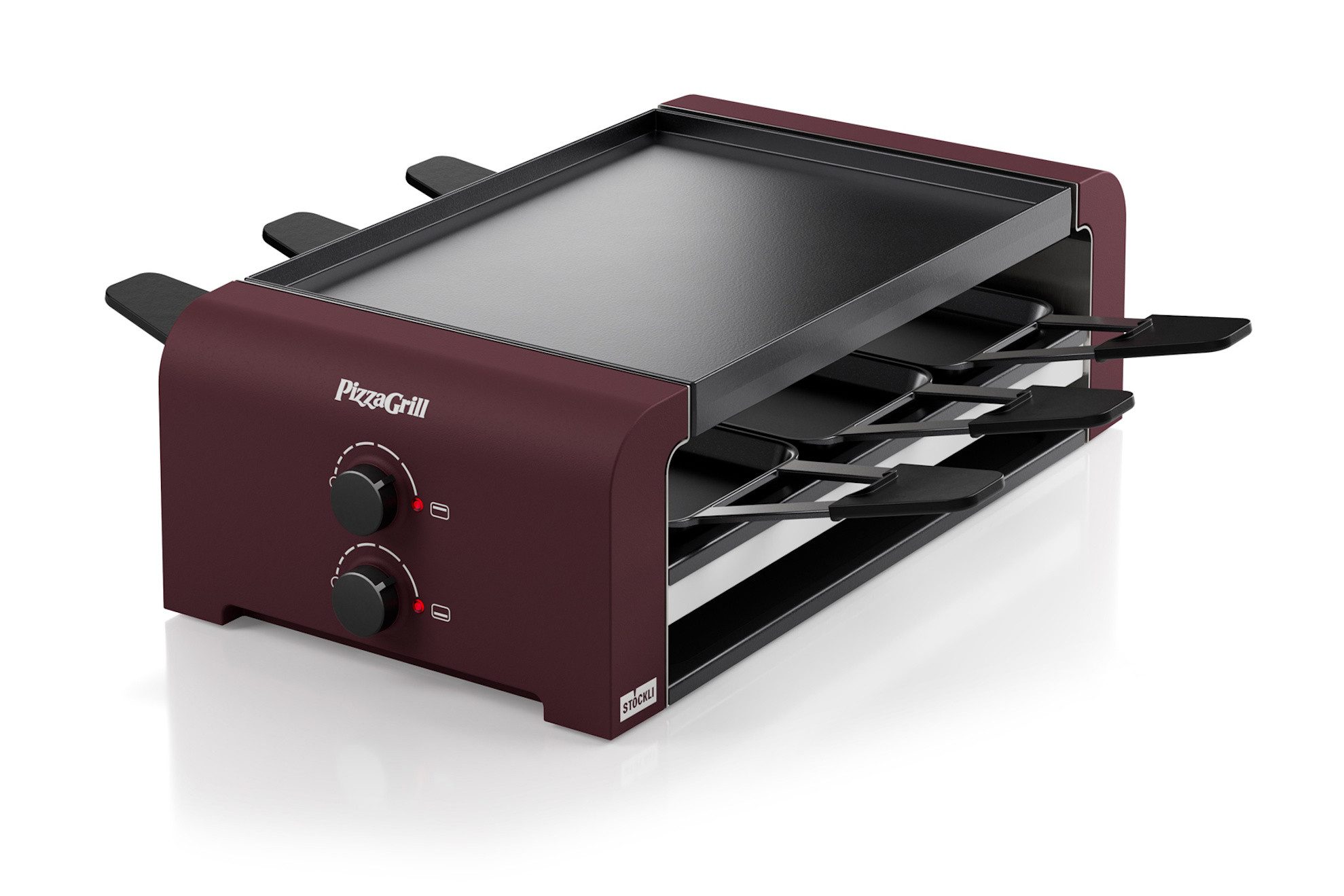 Stöckli Raclette Stöckli Raclette PizzaGrill 6 Merlot Red