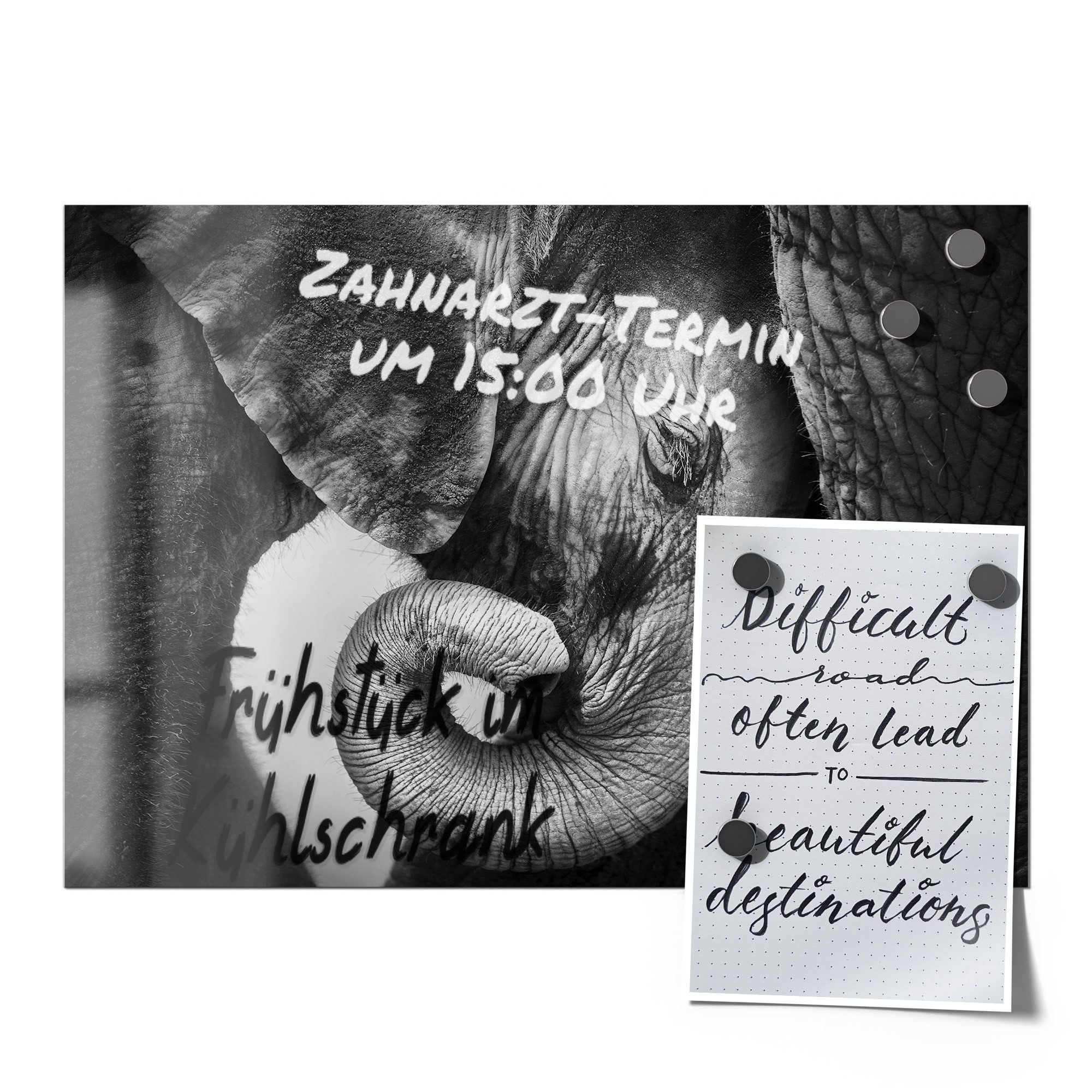 Thumbnail - DEQORI Magnetfolie 'Weiser Blick', beschreibbar universal Magnetmatte magnetisch Folie Planer Kalender