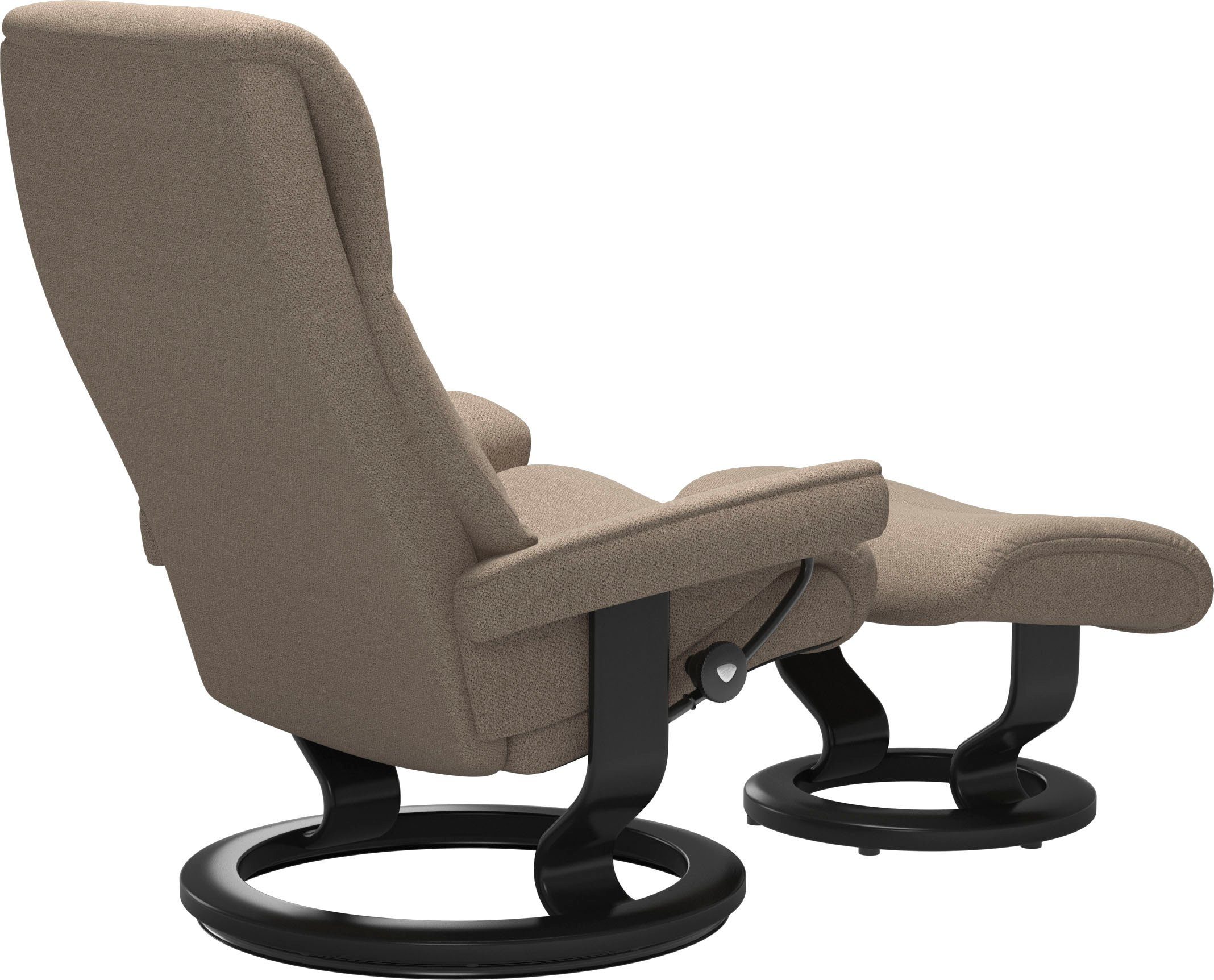 Classic Größe mit Base, Schwarz Stressless® S,Gestell Relaxsessel View,