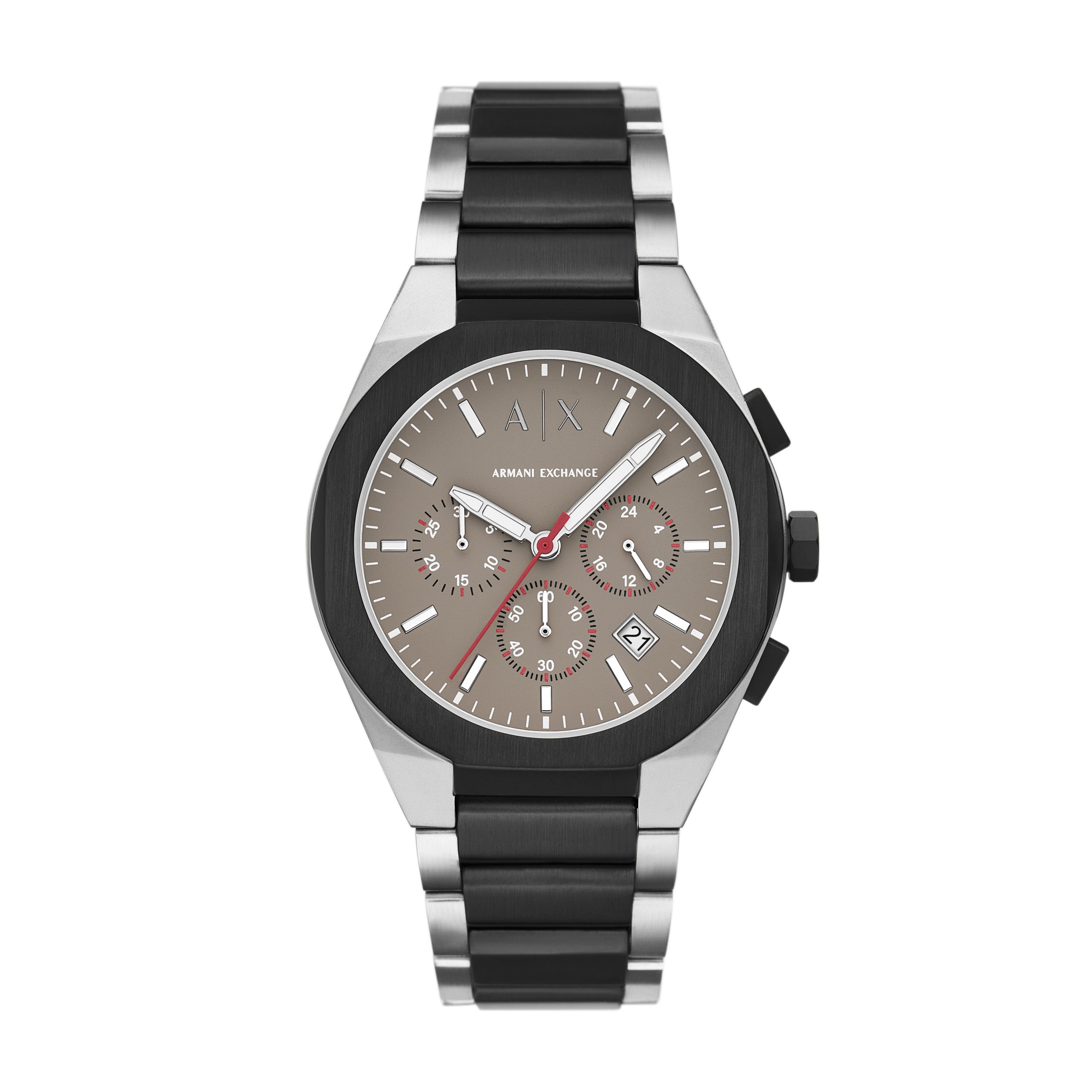 ARMANI EXCHANGE Chronograph AX4199, Quarzuhr, Armbanduhr, Herrenuhr, Edelstahlarmband, analog, Tag