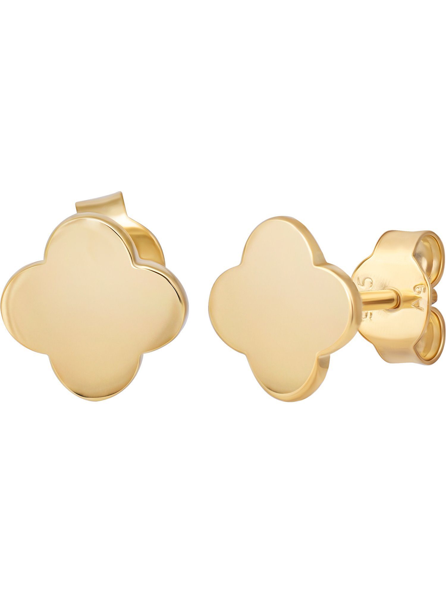 CAÏ Paar Ohrstecker Caï Damen-Ohrstecker 925er Silber Kleeblatt