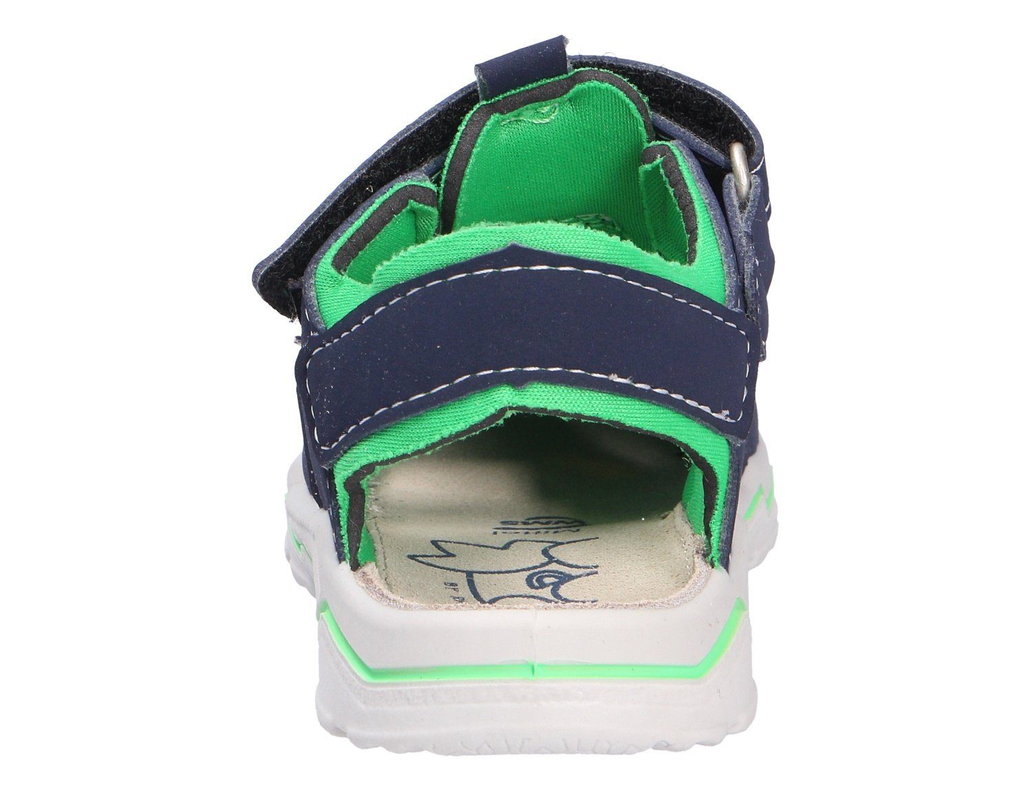 Weicher Sandale Ricosta GERY Pepino Nautic/Neongrün Gehcomfort