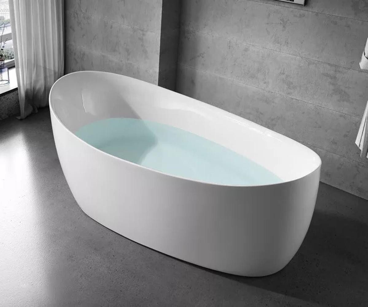 Xlmoebel Badewanne Freistehende Acryl-Badewanne mit elegantem Design und hoher Qualität, (1-tlg), Hergestellt in Europa