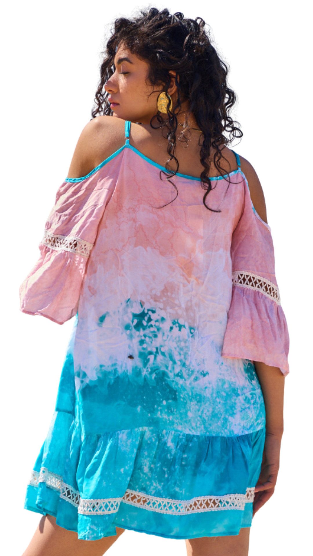 Charis Moda Tunikakleid Sommerkleid Boho Stil günstig online kaufen