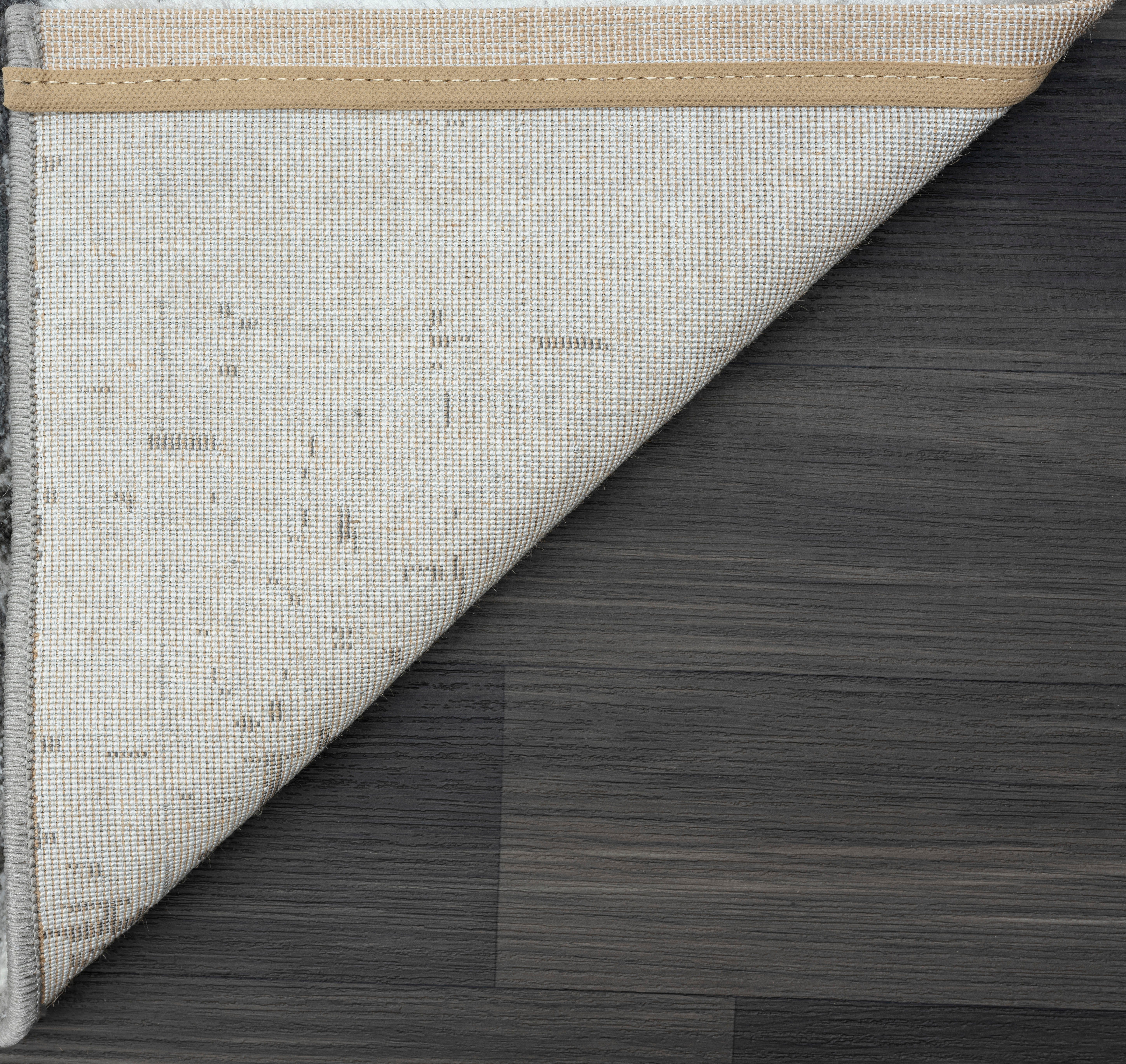 Teppich Osaka, Home affaire, Kurzflor, eleganter grau/silberfarben 12 Höhe: moderner Glanz, mm, rechteckig, Designerteppich, Marmor-Optik