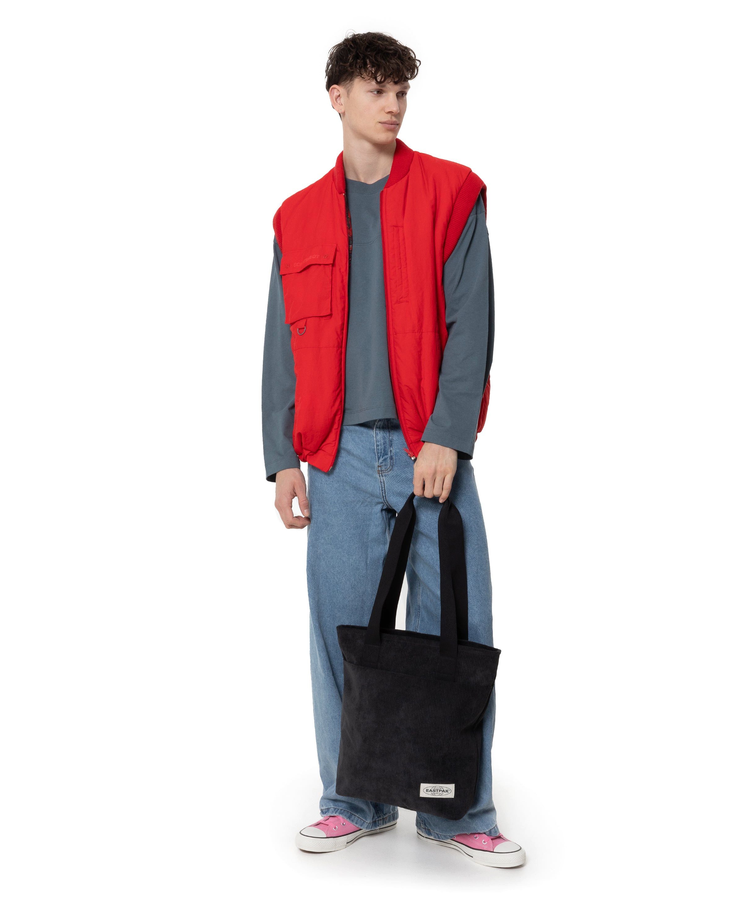 Eastpak Shopper SHOPP'R TOTE RIBS BEIGE, Tote Bag, Casual Shopper